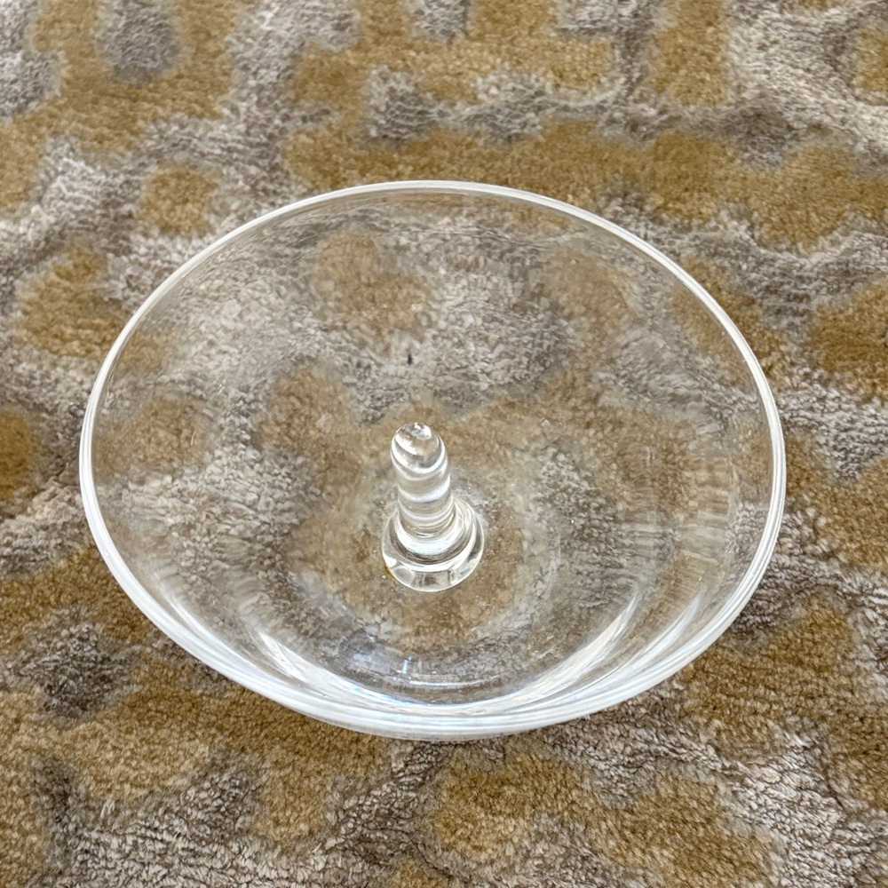 Clear Glass Jewelry Holder